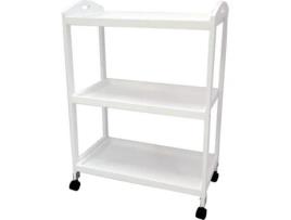 Carrinho de Cozinha MEYVASER (Branco - 60x33x85 cm)
