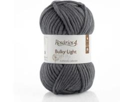 Fio de Lã ROSARIOS 4 Bulky Light P149944 (Cinzento - Lã - 20,5x8,5x9,5 cm)
