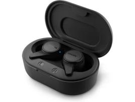 Auriculares Bluetooth True Wireless PHILIPS TAT1207BK (In Ear - Microfone - Preto)