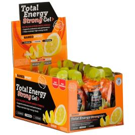 Named Sport Total Energy Strong 40ml 24 Units Lemon Energy Gels Box Laranja