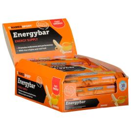 Named Sport Carbohydrates Mix 35g 12 Units Banana Energy Bars Box Colorido