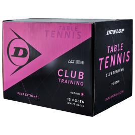 Dunlop 40+ Club Training Table Tennis Balls  144 Balls