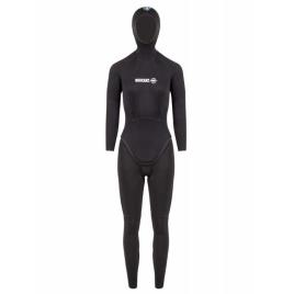 Beuchat Inspiro Set Apnea Woman Jacket 5 Mm Preto XS