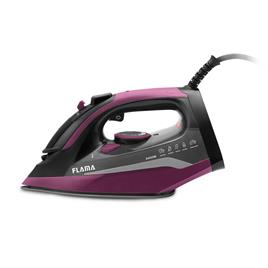 Flama Ferro a vapor 2400W 5343FL, base cerâmica Ultra Glide, da Flama