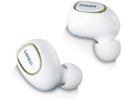 Auriculares Bluetooth True Wireless LENCO EPB410 (In Ear - Microfone - Branco)