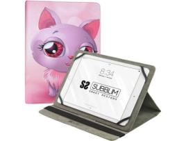 Capa Tablet Universal 10.1  Trendy Cat