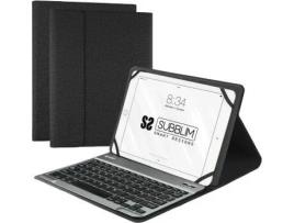 Capa Teclado Universal 10.1  Pro Preto