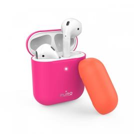 CAPA PURO ICONFLUO AIRPODS FUSCIA