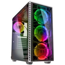 KOLINK - Caixa  E-ATX Observatory Branco RGB Vidro Temperado