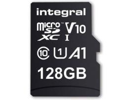 Cartão de Memória MicroSD INTEGRAL 100V10 (128 GB)