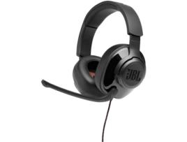 Auscultadores Gaming com fio JBL QUANTUM 200 (Over Ear - Microfone - Preto)