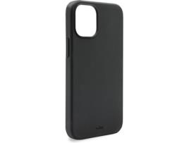 Capa iPhone 12 Pro Max  Microfibras Antibacterianas Preto