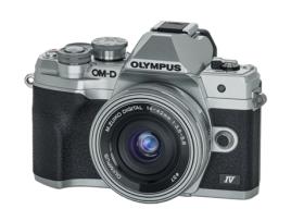 Kit Máquina Fotográfica  E-M10IV + EZ-M 14-42 EZ Prateado (Micro 4/3)