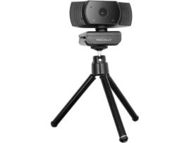 Webcam MACALLY Mzoomcam (HD 1080p - Preto)