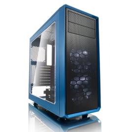 Fractal Caja Focus g Blue Ventana atx - Fd-ca-focus-bu-w