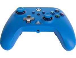 Comando com fios POWER-A Bold Colors (Xbox One - Azul)
