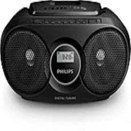 Rádio CD Philips AZ215/12 3W - Preto