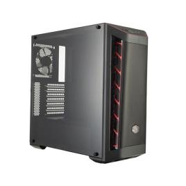 MasterBox MB511, Mesh, Agressive Intakes, Window, up to 6 case fans, VGA up to 400mm, Red Version