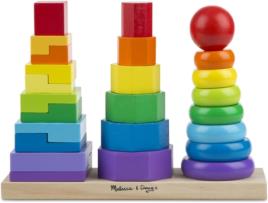 Brinquedo Educativo  Geometric Stacker Toddler Toy