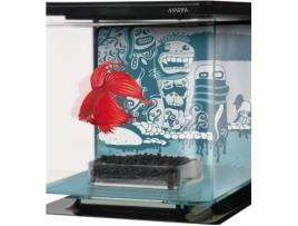 Aquário para Peixes  Betta (Preto - 15cm - Plástico - 2L)