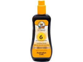 Óleo Solar AUSTRALIAN GOLD Spray Gel SPF 6 (237 ml)