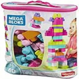 Blocos de Construção Mega Mattel (60 pcs) Cor de rosa