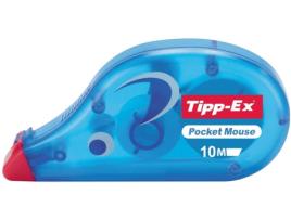 Corretor de Fita TIPP-EX Pocket Mouse (4,2 mm x 10 m - Azul)