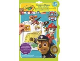 Folhas e Livros para Colorir  Mini Kids - Colour & Shapes activity book - Paw Patrol