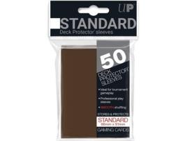 Conjunto de 50 Capas para Cartas  Castanho