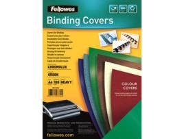 Capas para Encadernação FELLOWES A4 Verde (Pack 100)