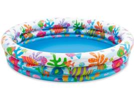 Piscina BESTWAY Fish of Colours (204l - 132x28cm)