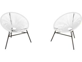 Conjunto de Jardim KIEFERGARDEN Acapulco Branco