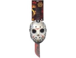Máscara RUBIE'S Sexta-Feira 13: Jason (com Facão)