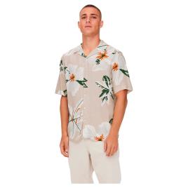Only & Sons Shirt Only & Sons Onsdan Life Reg Viscosenoos Beige M