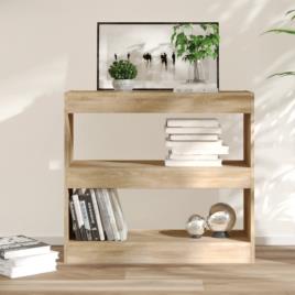 vidaXL Estante/divisória 80x30x72 cm cor carvalho sonoma