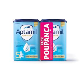 Pack Poupança 5 Leite Crescimento Aptamil 2x750 gr