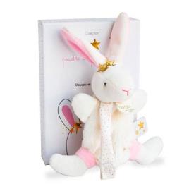 Doudou Porta Chupeta Coelhinho com Caixa