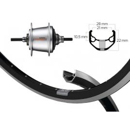Winora Ryde Zac 421 700 Shimano Nexus 7s Rear Wheel  10 x 135 mm
