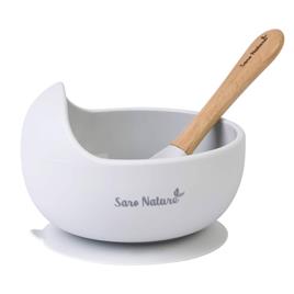 Saro Baby Set de Alimentos Nordic Wave Gris