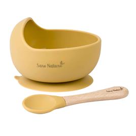 Saro Baby Set de Alimentos Nordic Wave Mostaza