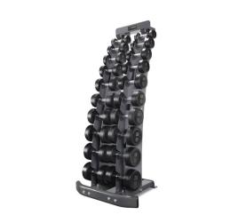 Set Halteres borracha e Rack Titanium Strength