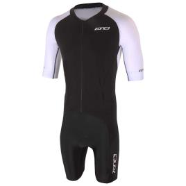 Zone3 Lava Long Distance Aero Short Sleeve Trisuit Branco,Preto M
