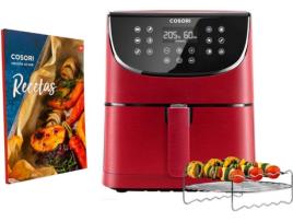 Fritadeira COSORI CP-158 Chef Edition (Baixo Teor de Gordura - 5.5 L - Vermelho)