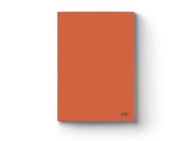 Caderno Agrafado A4 Capa Laranja Spring 60 Folhas Pautado