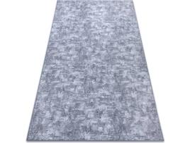 Tapete DYWANY LUSZCZOW Solid 90 (Cinzento - 200 x 450 cm - Poliamida)