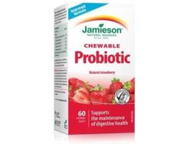 Suplemento Alimentar JAMIESON Probiótico Mastigável De Morango (60 comprimidos)