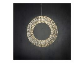 COROA DE DECORAÇÃO COM LEDS BRANCO FRIO Ø60cm - ELEKTRO3