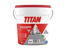 TINTA ACRÍLICA FACHADAS MATE F-4 BRANCO 4L TITAN 125670004 - TITAN