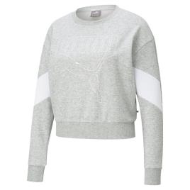 Puma Sweat de gola redonda, com barras