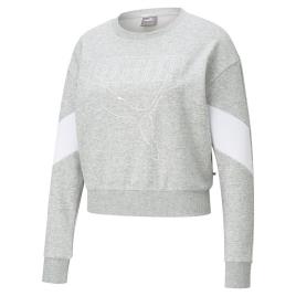 Puma Sweat de gola redonda, com barras